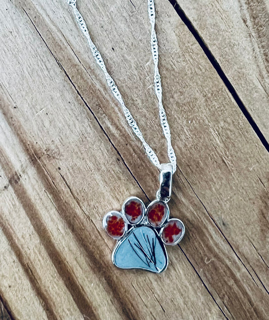 Paw Print Pendant