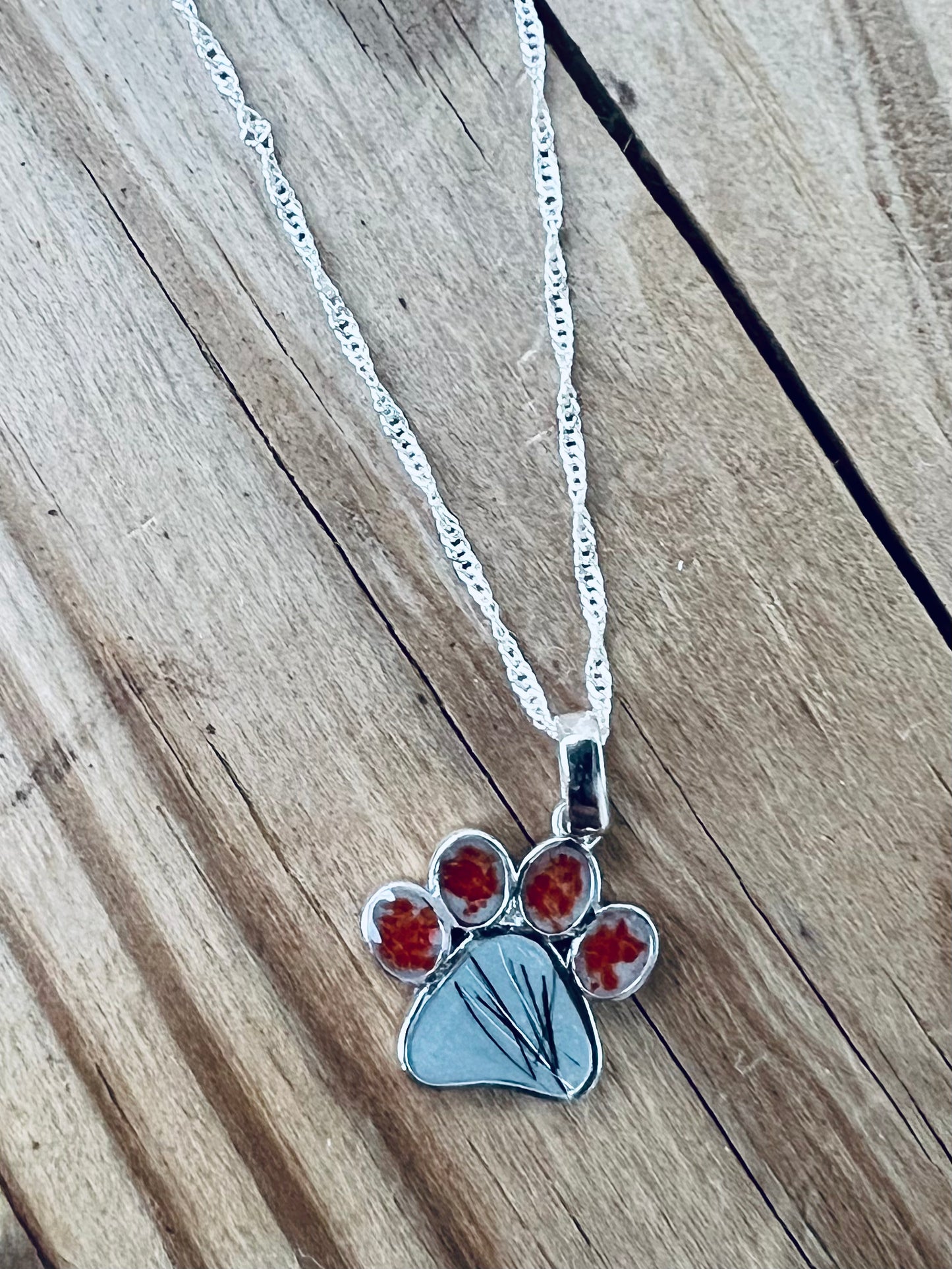 Paw Print Pendant