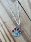 Paw Print Pendant